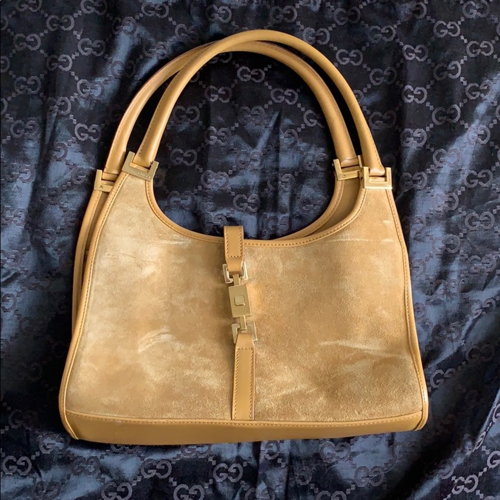 Gucci suede bag